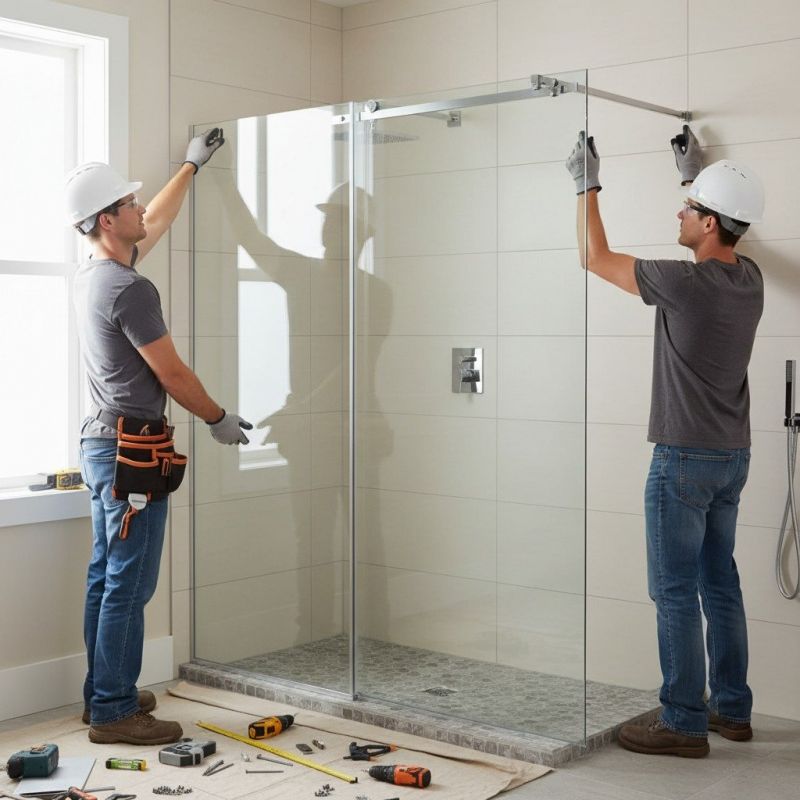Shower Door Installation in Conroe, TX